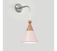 CXYWBD Bedroom Bedside Cone Sconces, Resin Lamp, E 27 Base Cream Style Wall Light, Suitable for Children's Room Entrance Corridor Balcony Small Pendant L-Light Brown