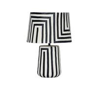 CXYWBD Black Creative Striped Pulp Table Lamp, and Your Bedroom Or Dining Room Decoration Suitable for bedrooms, Living Rooms, Offices, Book