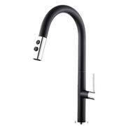 CXYWBD Black Touch Sensor Kitchen Faucet with Pull out Sprayer and Hot/Cold Mixer Taps