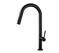 CXYWBD Black Touch Sensor Kitchen Mixer Taps Faucet with Pull out Sprayer Hot and Cold Water Touch Control