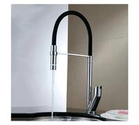 CXYWBD Brass Kitchen Faucet with ° Swivel Spout Deck Mounted Vessel Sink Mixer Tap for Bathroom Vanity Hot & Cold Water Mixer