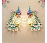 CXYWBD Contemporary Wall Lamps LED Interior A Set of Resin Light Home Living Room Decor,for Bedroom Farmhouse