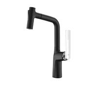 CXYWBD Copper Kitchen Faucet with Pull out Spray and Degree Rotation Sink Washing Tap (Color: 4)