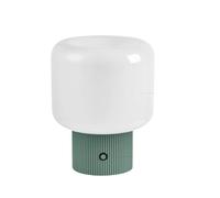 CXYWBD Cordless Touch Rechargeable Mushroom Table Lamp with Glass Shade, 3 Color Temperatures Dimmable, Bedroom Decoration Suitable for bedrooms, Living Rooms, Offices, Book(Green)