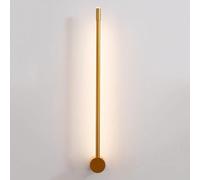 CXYWBD Corridor Linear White Silicone Shade Light 12W Strip Lights Long Wall Lamps Compatible with Bedroom Living Room Hallway(Gold,Warm