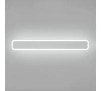 CXYWBD Creative Iron Sconces Long Strip Light Indoor Acrylic Wall Lantern for Bedroom Living Room Home Bedside Decor Lamp E27 B(WH