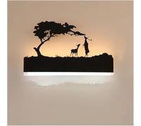 CXYWBD Creative Lamp Romantic Acrylic Lampshade Lighting Fixture Upside Warm Down Cool Compatible with Living Room Bedside Animal Lights Wall Mounted Lamp(D)