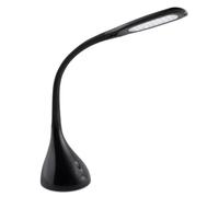 CXYWBD Energy Efficient Natural Light LED Desk Lamp with Neck, 4 Adjustable Brightness Settings Home Office, Black Suitable for bedrooms, Living Rooms, Offices, Book