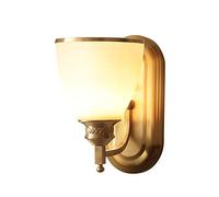 CXYWBD Farmhouse Chandelier Creative European Copper Metal Light Stairway Patio Bedroom Bedside Entrance Saving Lamp Antique Wall,