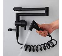 CXYWBD Faucet Water-Tap Take A Shower Water Column All Bronze Tap Into Wall Basin Single Cold Kitchen Faucet Wash Basin Sink Laundry Pool Telescopic Bidet Faucet Bidet Telephone Line Thriving