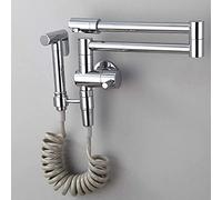 CXYWBD Faucet Water-Tap Take A Shower Water Column All Bronze Tap Into Wall Basin Single Cold Kitchen Faucet Wash Basin Sink Laundry Pool Telescopic Bidet Faucet Bidet Telephone Line Thriving