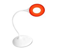 CXYWBD Flicker- LED Table Rechargeable, Red No Blue Light Whole House, Bedside Touch Lamp, White Suitable for bedrooms, Living Rooms, Offices, Book