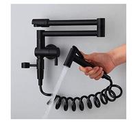 CXYWBD for Home Use Water-Taps,Faucet Water-Tap Take a Shower Water Column All Bronze Tap into Wall Basin Single Cold Kitchen Faucet Wash Basin Sink Laundry Pool Telescopic Bidet Faucet B Thriving