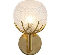 CXYWBD Glass Copper Mirror Front Brass Vanity Mount Light G9 Bedroom Bedside Lamp Living Room Hallway Decoration Wall,