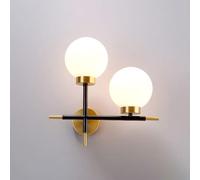 CXYWBD Glass Lamp Copper Lighting Fixture, Geometric Wall Lamps Night Lights, Chandelier
