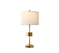 CXYWBD Gold Room Touch Table Lamp with USB A+C Ports, White Lampshade Home Lighting, 2700K Included Suitable for bedrooms, Living Rooms, Offices, Book(1 Pack)