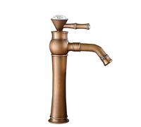CXYWBD Kitchen Sink Taps Cold and Hot Mixer Tap Single Handle Retro Style Cold and Hot Water Mixe Tap for Cloakroom and Basin Sink and Bathroom Faucet Thriving