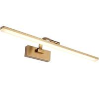 CXYWBD Lamp Front Gold Waterproof Anti-Fog Bathroom Toilet Mirror Cabinet Makeup Decorative Home Decor Wall Light Strip (51cm)