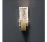 CXYWBD Lamps Compatible with Living Room Light Luxury All Copper Crystal Wall Lamp Bedroom Bedside LampChandelier,