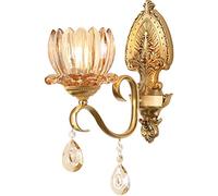 CXYWBD Lamps Farmhouse Chandelier Bedside Lamp Living Room Full Copper Bedroom Light Jane Creative Staircase Aisle Wall European,