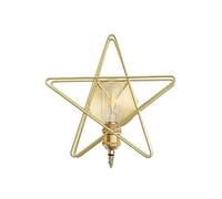 CXYWBD Lamps Lamp Bedroom Bedside Copper Star Shape Lighting Living Room Balcony Restaurant Aisle Household Lights Decorative Wall,