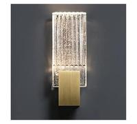 CXYWBD Lamps Sconces Bubble Crystal LED Fixtures Indoor Background Wall Decoration Lighting Copper Sucker Wall-Mounted Lamp for,
