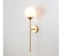 CXYWBD Lamps Sconces Copper Lamp Glass Globe Wall Mount Light Magic Beans Headboard Lighting Fixture Living Room Bedroom,