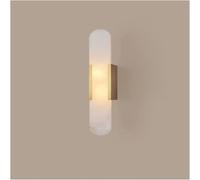 CXYWBD Lamps Sconces Marble Living Room TV Background Staircase Bedroom All Copper Aisle Bedside Lamp Wall LightingLighting Default,