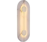 CXYWBD Lamps & Sconces Nordic Stone Lamp Natural Marble Lampshade All Copper Base Indoor Wall Lights Chinese Style for Bedroom Living Room Corridor Terrace Garden Ba