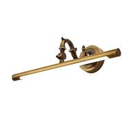 CXYWBD Lamps Sconces Retro Copper LED Vanity Bathroom Mirror Cabinet Fixture Lighting Wall Lamp 4000K White Light Lámpara De,Onecolor-58cm