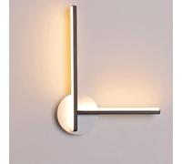CXYWBD Lantern Double Tube Ceiling Sconces Aluminum 10W Right Angle Wall Mounted Light for Bedroom Living Room Home Bedside Decor Lamp E(Bl