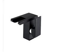 CXYWBD Light Bathroom Faucet Waterfall Spout Basin Mixer Tap with 3 Color Changing Single Handle Hot and Cold Water Mixer Brass Lavatory Faucet for Economic Vessel Sink