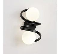 CXYWBD Living Room Background Lamp Home Place Double Head Wall Light Bedroom Cloakroom Bedlight Creative Minimal Stairway Commercial Device Lighting,Dark