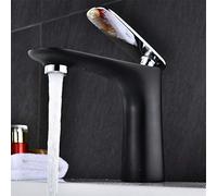 CXYWBD Luxury Brass Bathroom Basin Faucet Chrome/Gold/Black/White/Red/Orange Retro Basin Mixer Tap Hot Cold Sink Faucet
