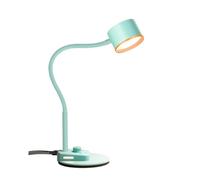 CXYWBD Metal LED Desk Fully Dimmable, with USB C A Charging Ports, 5 Colors, 12W Gooseneck Lamp, Home Office Bedroom Suitable for bedrooms, Living Rooms, Offices, Book(Teal)