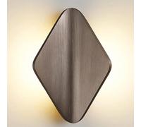 CXYWBD Minimalist Style Creative Indoor Aluminum Mounted Light Lamp 6W Wall Lantern for Bedroom Living Room Home Bedside Decor Lamp(Brown)