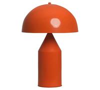 CXYWBD Mushroom Table Metal Bedside Room, Office, Study, Library, Reading Lamp, Orange Suitable for bedrooms, Living Rooms, Offices, Book