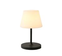 CXYWBD Outdoor Waterproof Battery-Powered Table Lamp, Wireless Charging, Dimmable, Patio Restaurant Home, Dark Gray Suitable for bedrooms, Living Rooms, Offices, Book