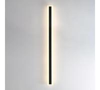 CXYWBD Outdoor Waterproof Lamp, Ultra-Thin Metal Strip with Acrylic Lampshade, Linear Porch Atmosphere Lamps, LED, Garden Decorative Wall Washer (Warm Light, 120CM) T-155(1