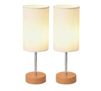 CXYWBD Portable, Cordless, Touch-Sensitive LED Desk Lamp, 2-Pack, Rechargeable, Stepless Dimming, Bedroom, Dining Room, Office Suitable for bedrooms, Living Rooms, Offices, Book(Wooden-2PC)