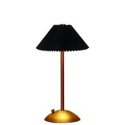 CXYWBD Portable LED Metal Touch Table Lamp, Rechargeable Light, 3 Levels Brightness, Bedroom Dining Room, Black Suitable for bedrooms, Living Rooms, Offices, Book