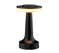 CXYWBD Portable LED Table with Touch Sensor, 3 Brightness Levels, Rechargeable Battery, Kids Room Night Light, Bedside Lamp Suitable for bedrooms, Living Rooms, Offices, Book(Matte Black)