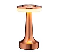 CXYWBD Portable LED Table with Touch Sensor, 3 Brightness Levels, Rechargeable Battery, Kids Room Night Light, Bedside Lamp Suitable for bedrooms, Living Rooms, Offices, Book(Rose Gold)