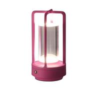 CXYWBD Portable Metal Cordless LED Table Lamp, Rechargeable Battery, 3 Colors Stepless Dimming Touch, Home Outdoor, Pink Suitable for bedrooms, Living Rooms, Offices, Book