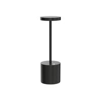 CXYWBD Portable Wireless Desk Lamp, Rechargeable Battery Powered, Two-Level Adjustable, Restaurants//cafes, Black Suitable for bedrooms, Living Rooms, Offices, Book