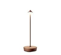 CXYWBD Rechargeable Portable Touch Table Lamp, 3 Color Stepless Dimming Outdoor Waterproof, Patio/Restaurant/Home, Rust Suitable for bedrooms, Living Rooms, Offices, Book