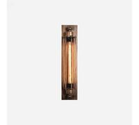 CXYWBD Retro Industrial Metal Light American Mounted Wall Lamp E27 T300 Flute Not Included(Champagne)