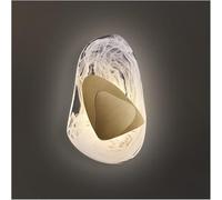 CXYWBD Scandinavian Minimalist Style Light Glass Atmosphere Staircase Aisle Personality Bedroom Bedside Lights Wall Mounted Lamp E27 Base(Bla(Go