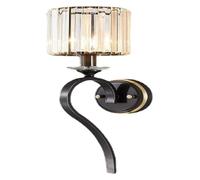 CXYWBD Sconces PostCrystal Lamp Copper Mount Light Luxurious E14 Headboard Lighting Fixture Indoor Wall Lamps for Living Room Bedroom,Dark