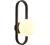 CXYWBD Wall Lamps Sconces Gold Creative Minimalist Oval Lights Japanese Metal(D)